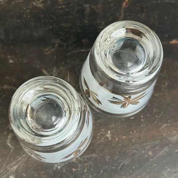 Vintage MCM Starlyte Golden Foliage Shot Glasses - Picture 6 of 7
